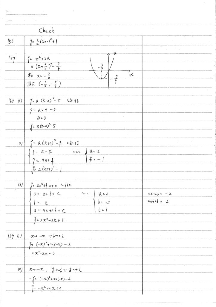 新基礎数学改訂版 156-164